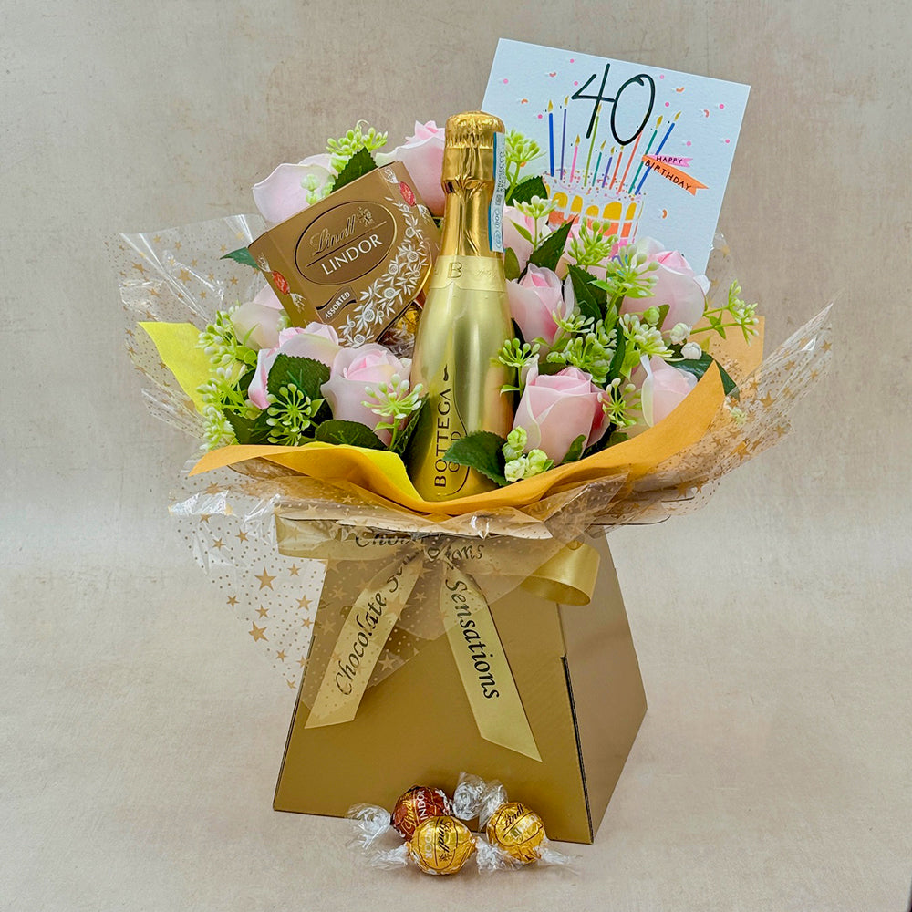 Gift Basket 40th Birthday Ideas Female Chocolate Bouquets 40th