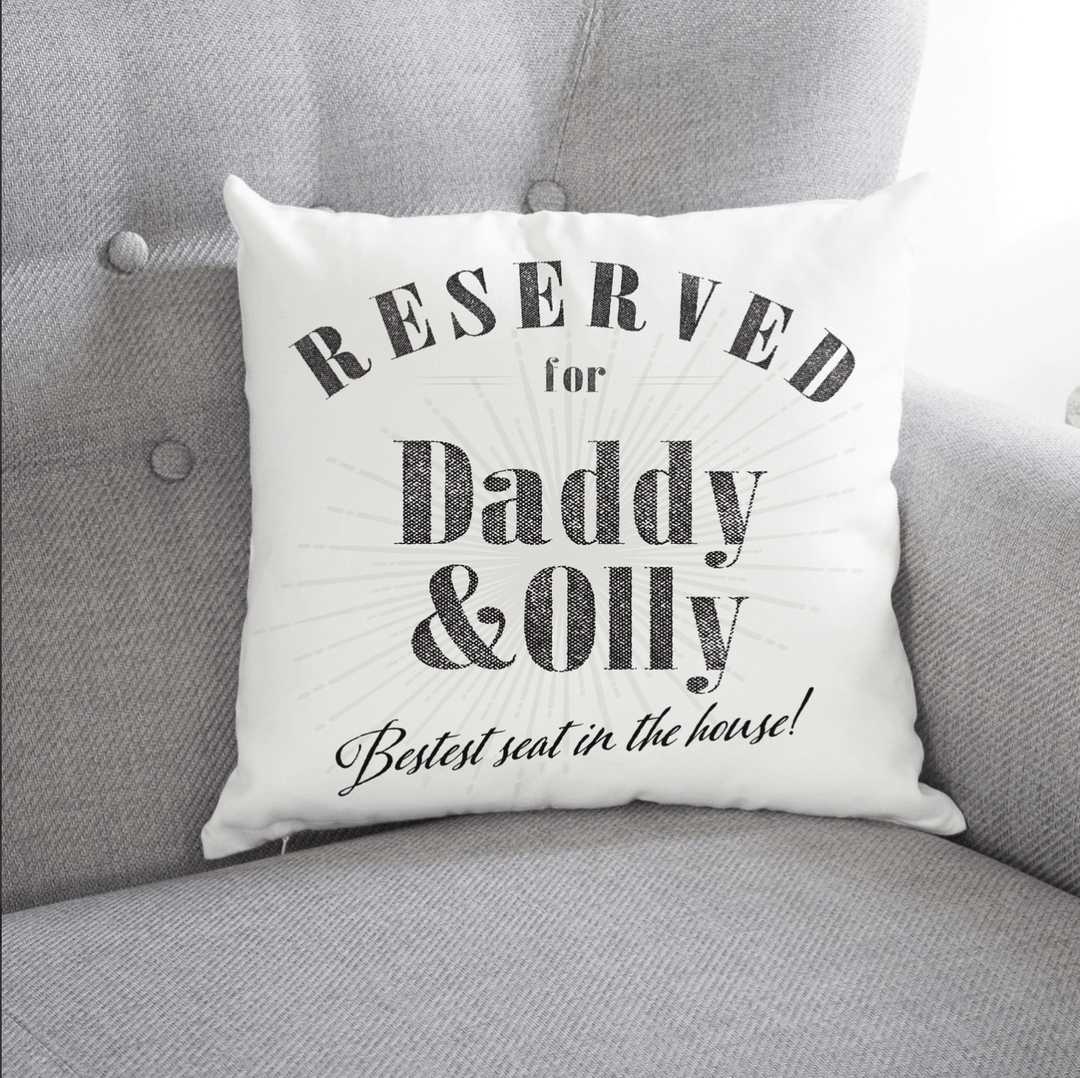 Reserved For Personalised Cushion