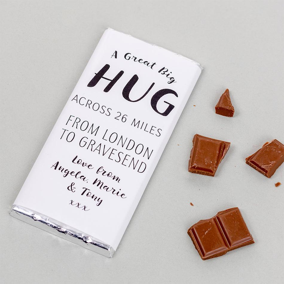 Hug Across the Miles Chocolate Bar