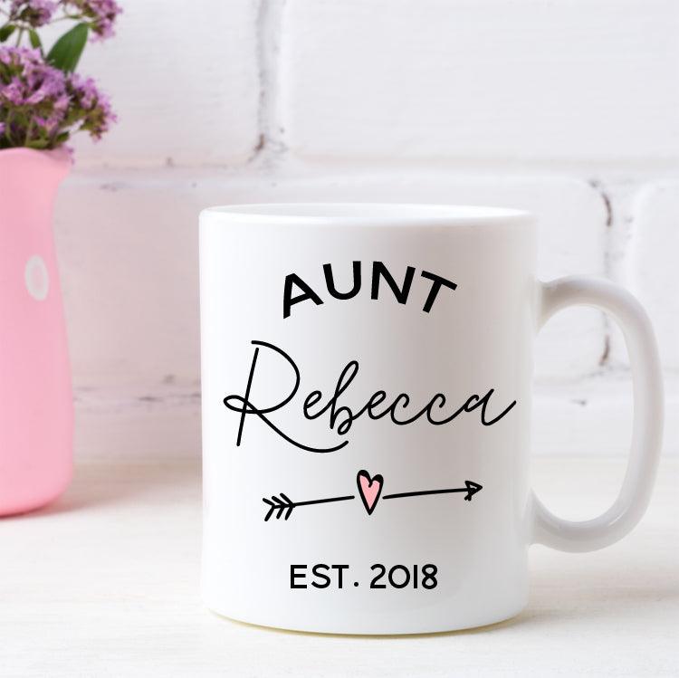 Pregnancy Announcement Mug for Aunt