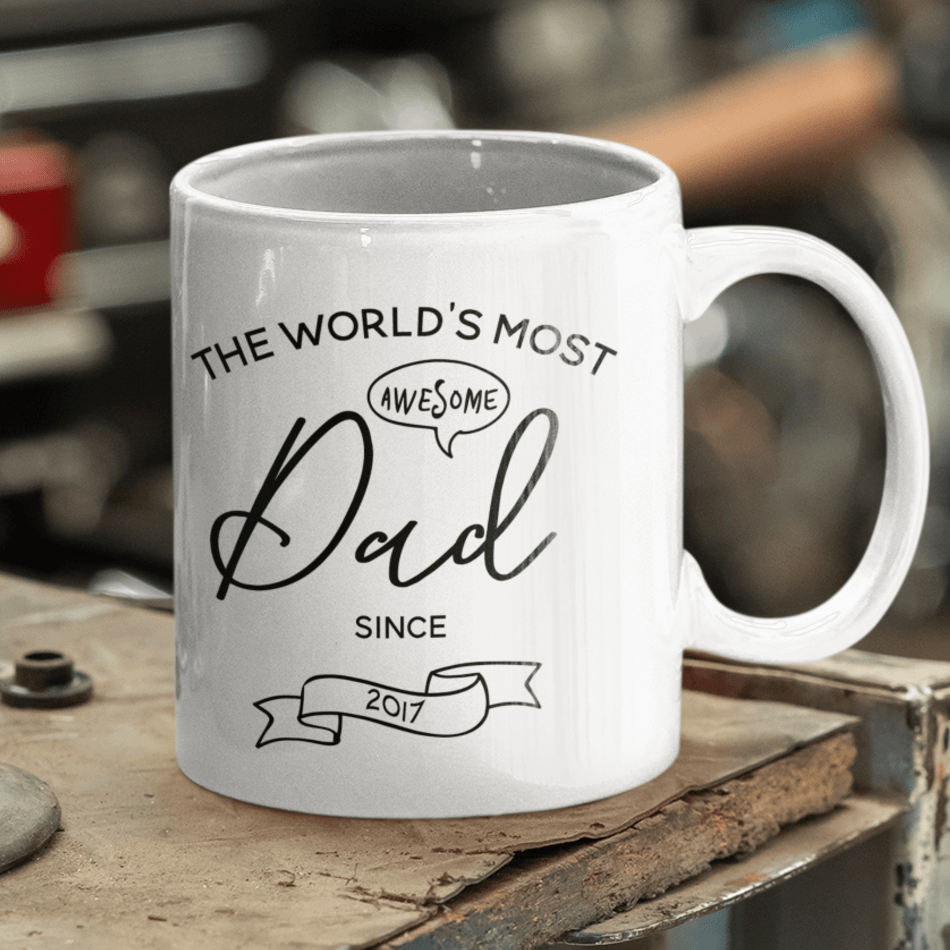 World's Most Awesome Dad Coffee or Tea Mug – Smart Gift