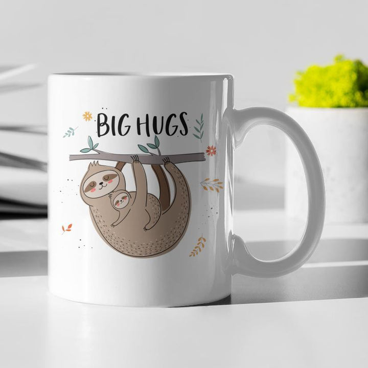 Big Hugs Sloth Mug