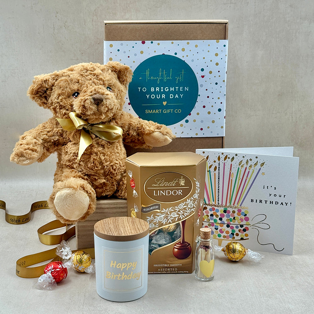 Luxury Birthday Gift Box with Teddy Bear & Treats