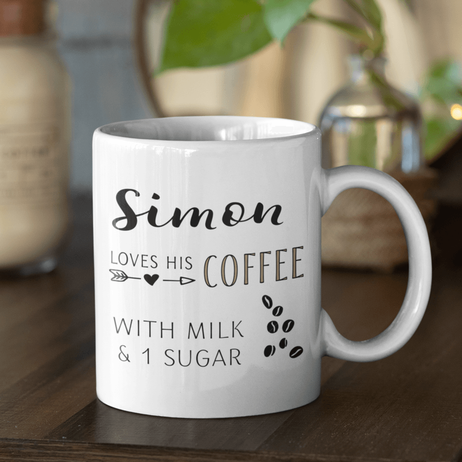 Personalised Coffee Lover Mug
