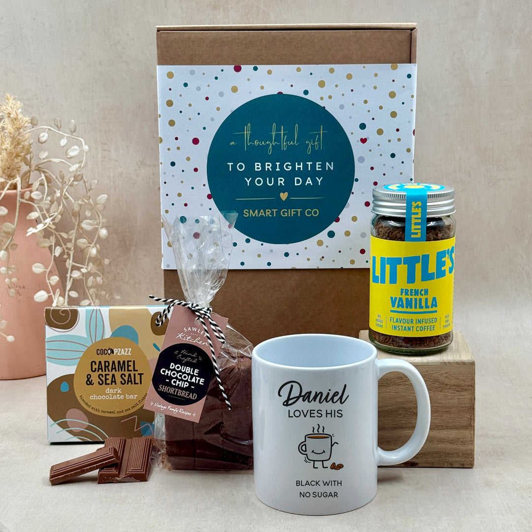 Personalised Coffee and Cookies Gift Box