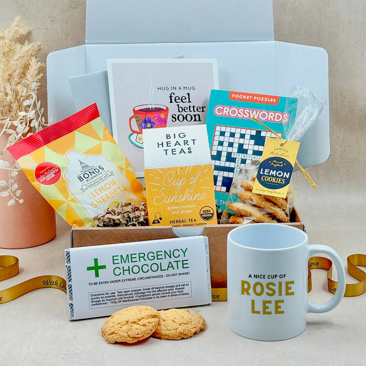 Health and Happiness Get Well Gift Box Rosie Lee Tea