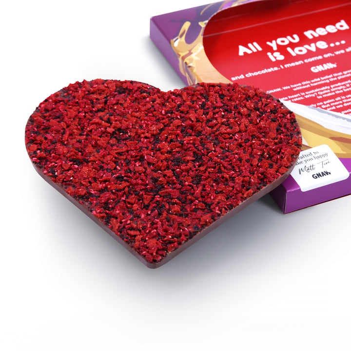Very Berry Birthday Chocolate Heart