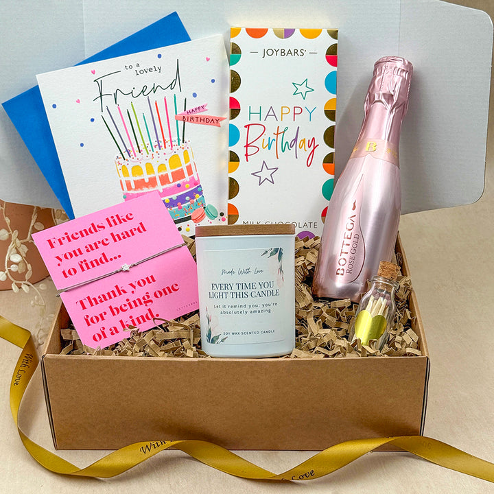 Happy Birthday Gift Box to a Lovely Friend