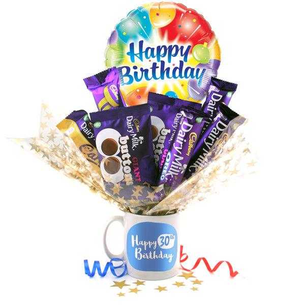 Happy 30th Birthday Chocolate Bouquet In A Mug