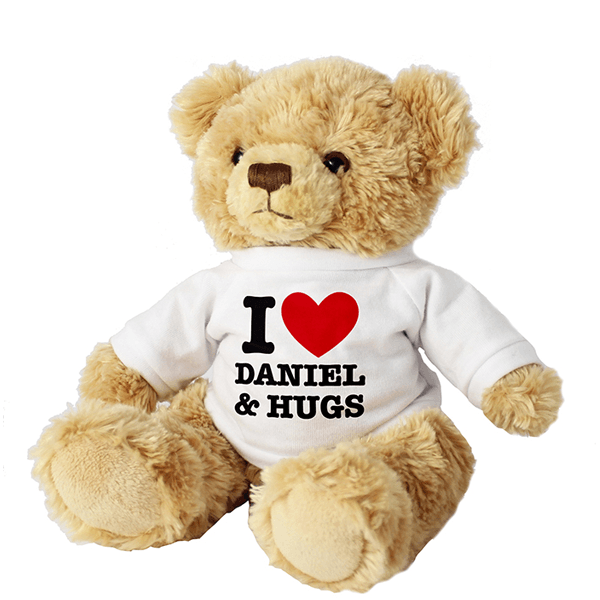 Personalised I Heart Teddy Bear Smart Gift Co