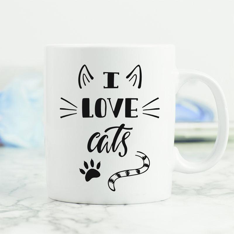 I Love Cats Mug