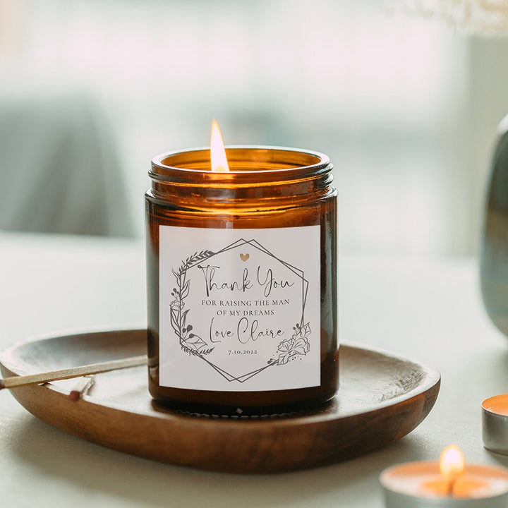 Mother In Law Candle - Thank You Raising the Man of My Dreams