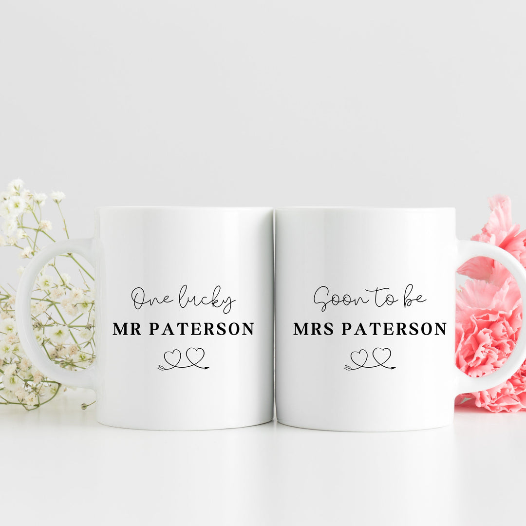 Mr and Mrs Mugs Personalised - Wifey and Hubby