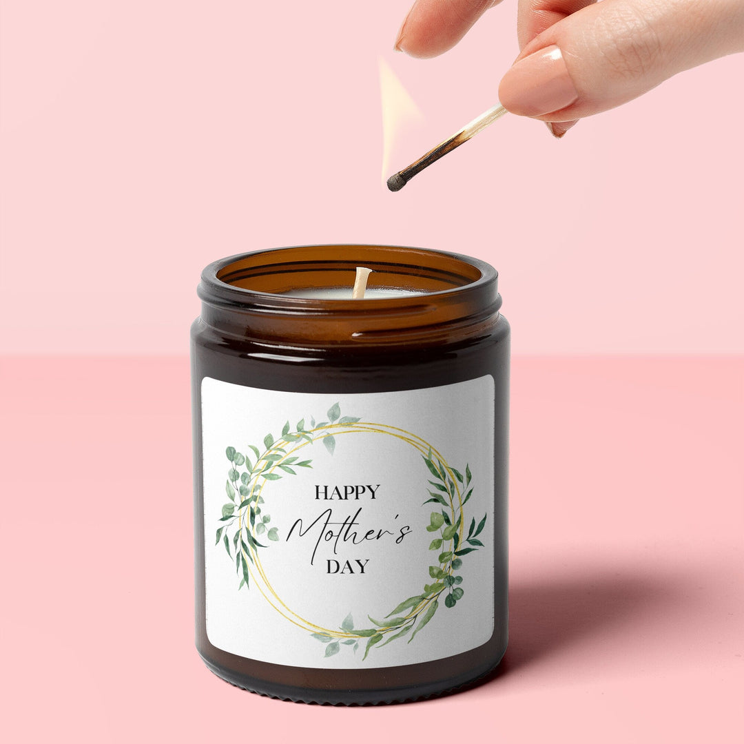 Mothers Day Gift - Happy Mother's Day Candle for Mum