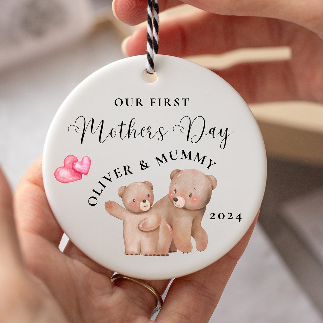 New Mum’s First Mother’s Day Ceramic Heart Gift