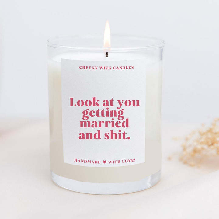 Look At You Getting Married and Shit Candle Gift