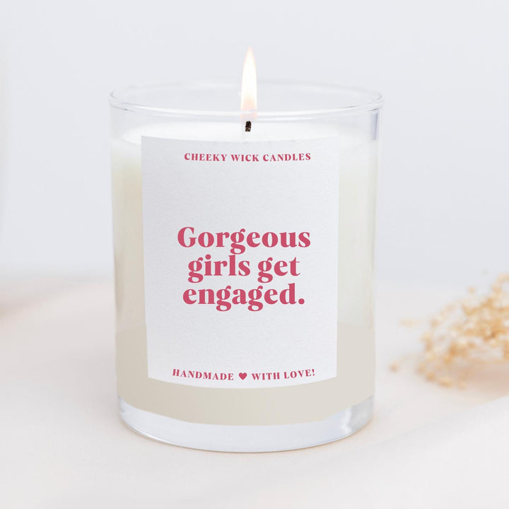 Gorgeous Girls Get Engaged - Hen Do Candle Gift