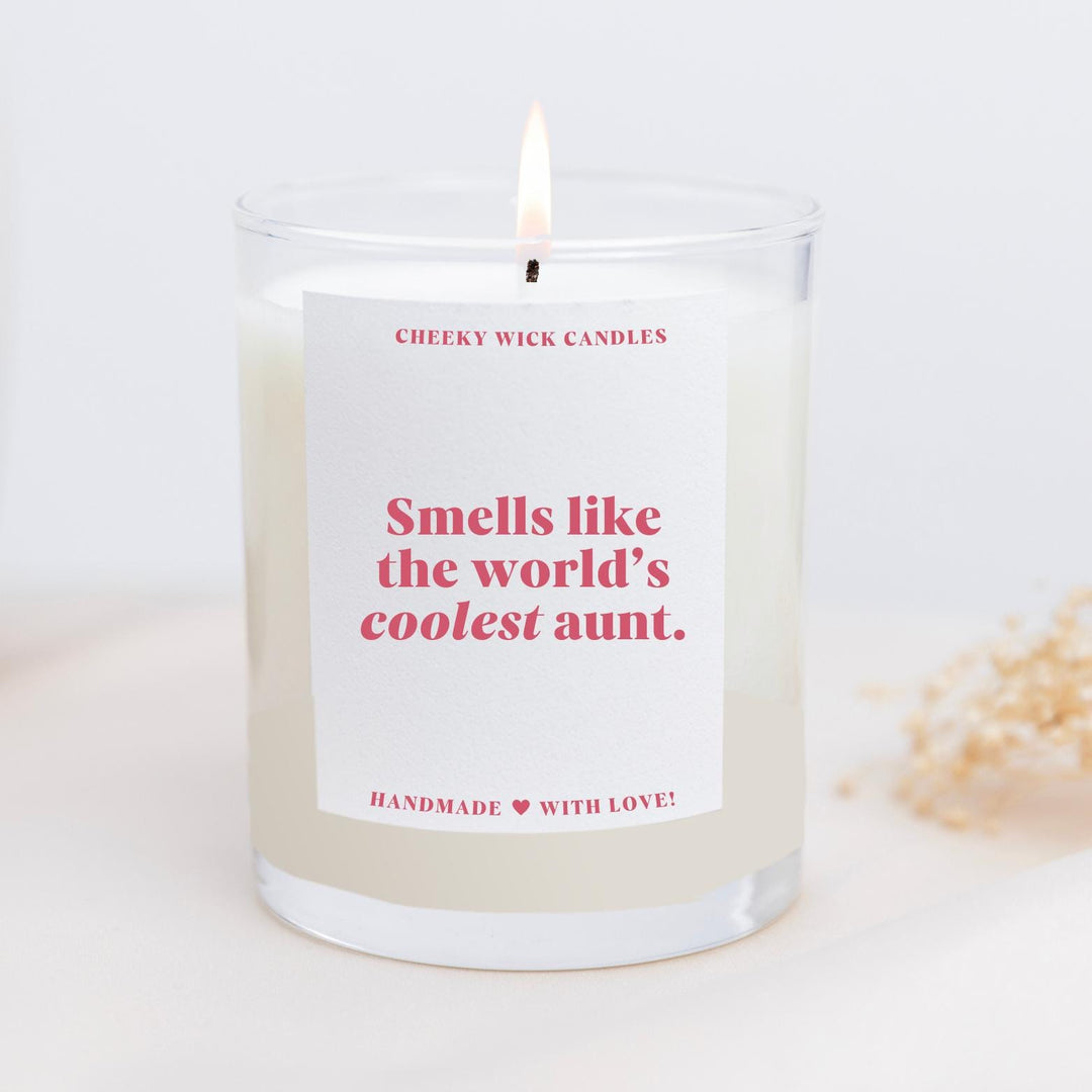 Smells Like The World's Coolest Aunt Candle Gift