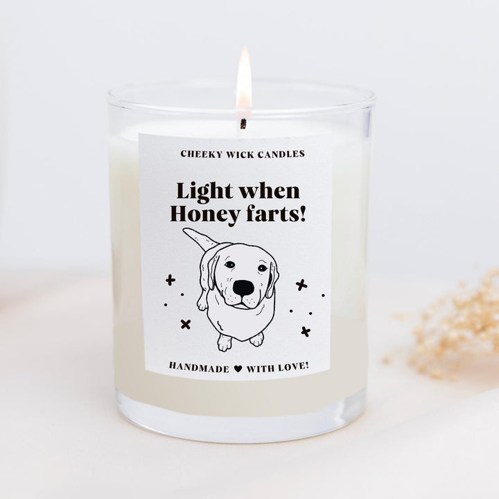 Personalised Light Me When the Dog Farts Candle - Labrador