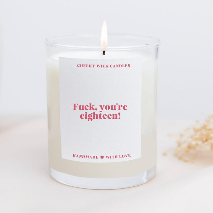 F*ck You're Eighteen Candle Gift for 18th Birthday