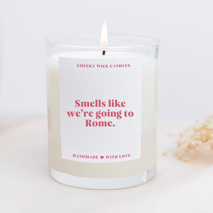 Smells like we're going to Rome Holiday Reveal Candle Gift