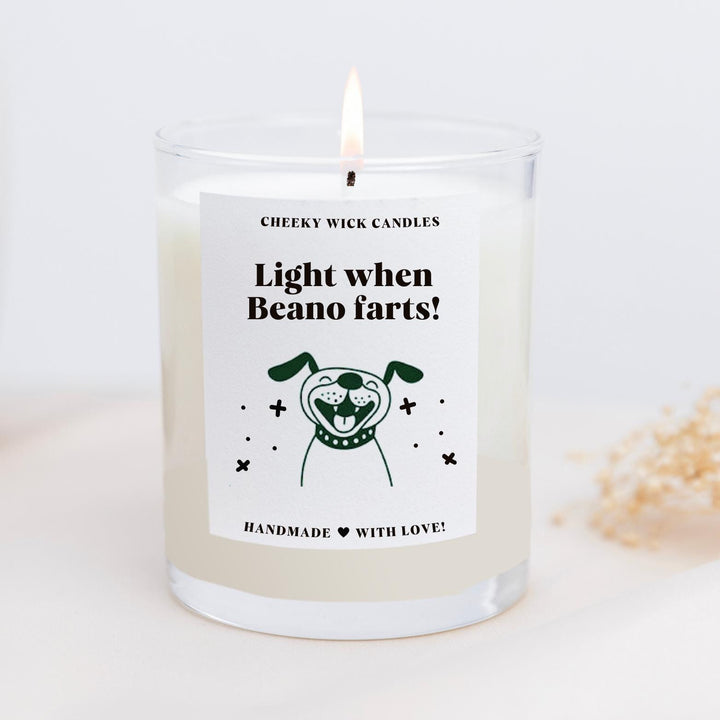 Light When the Dog Farts Candle
