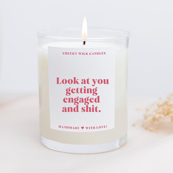 Look At You Getting Engaged and Shit Candle Gift