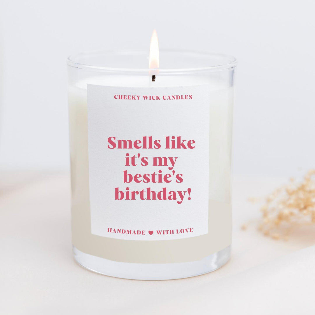 Smells Like It's My Bestie's Birthday Candle Gift
