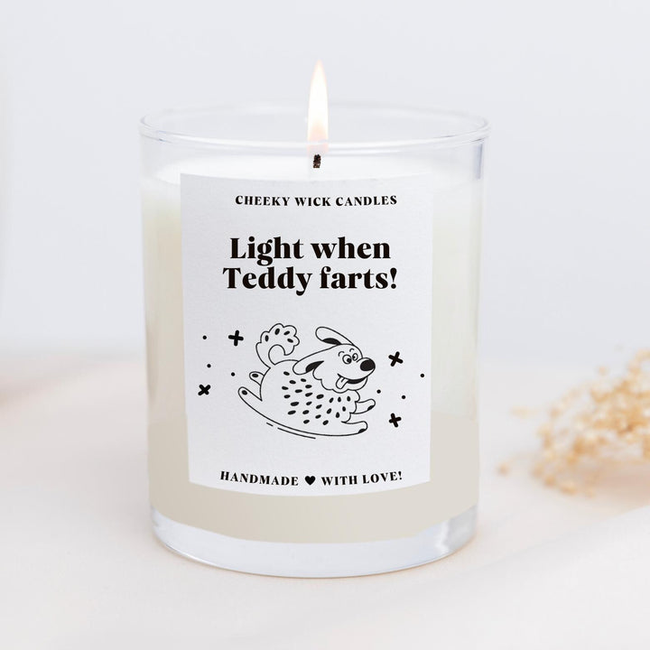 Light Me When the Dog Farts Candle Gift - Cavapoo