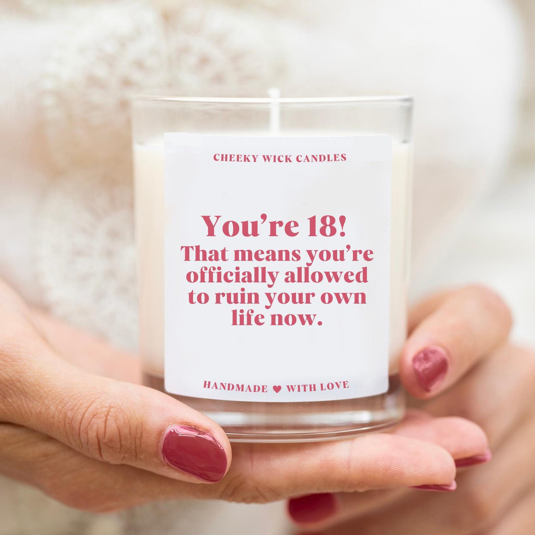 Funny 18th Birthday Candle