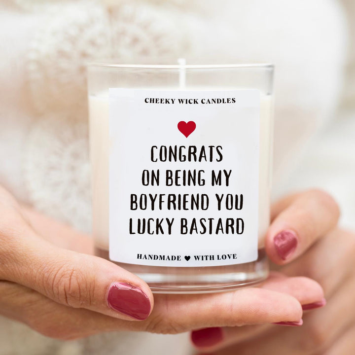 Congrats on Being My Boyfriend Candle