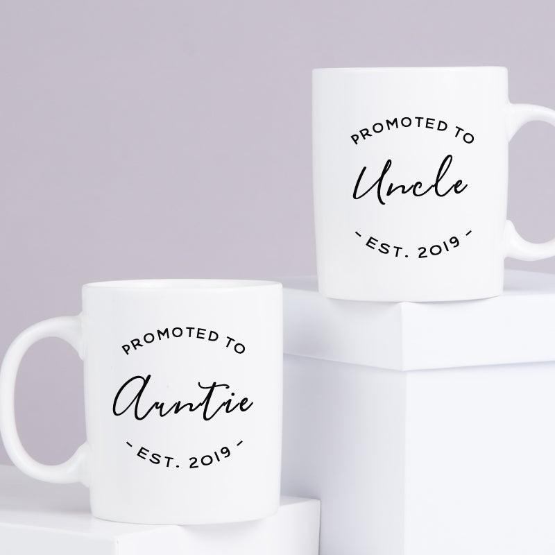 Auntie and Uncle Mug Set