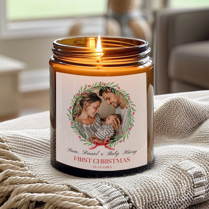Personalised Candle - First Christmas As a Family