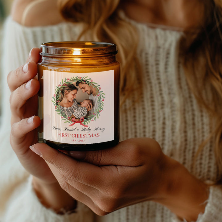 Personalised Candle - First Christmas As a Family
