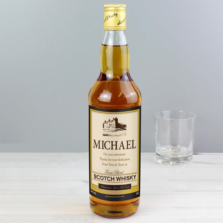 Personalised Any Name Whisky Gift