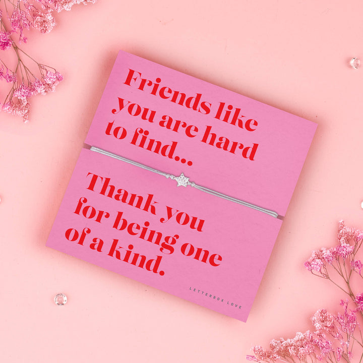 Friendship Wish Bracelet - Friends Like You Are Hard to Find