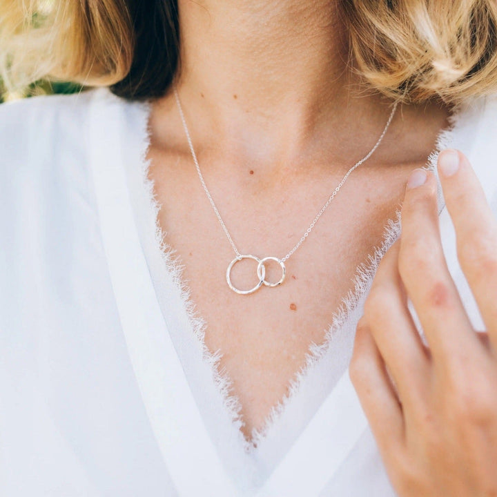 Forever Connected Two-Link Necklace - Side by Side