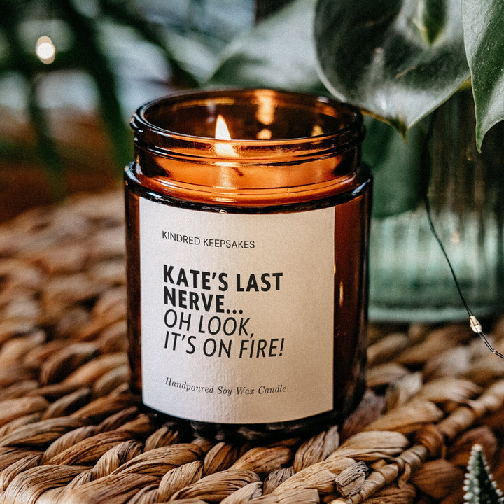 Personalised - Any Name - My Last Nerve Candle