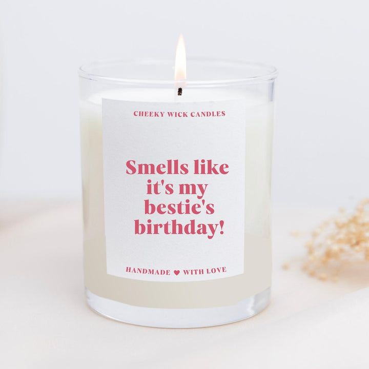 Smells Like It's My Bestie's Birthday Candle Gift
