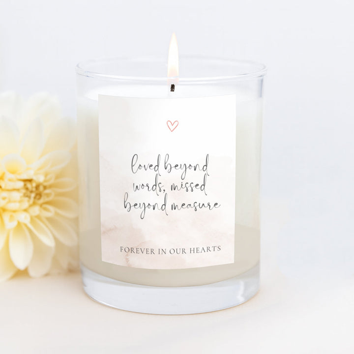 Memorial Candle Gift – Loved Beyond Words