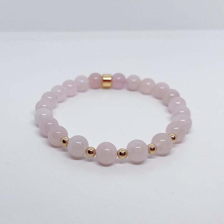 Rose Quartz Gemstone Bracelet 8mm