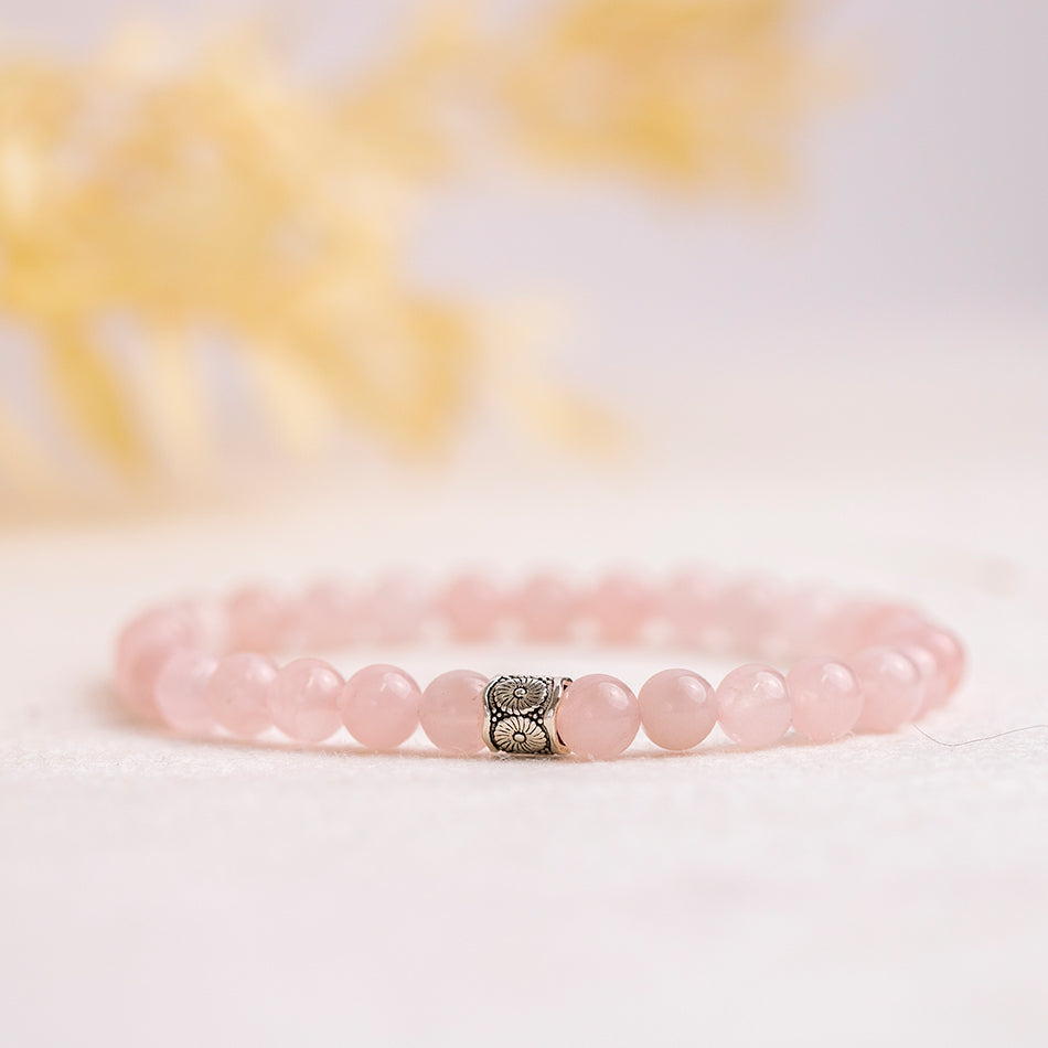 Rose Quartz Bracelet - 6mm - Djuna Studios