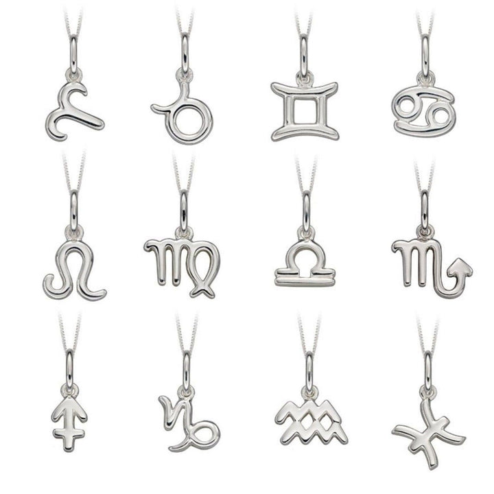 Birth Sign Engraved Necklace