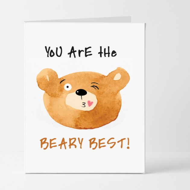 Hampers and Gifts to the UK - Send the The Beary Best Thank You Card