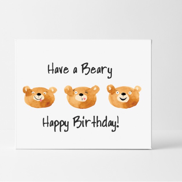 Hampers and Gifts to the UK - Send the Beary Birthday Card