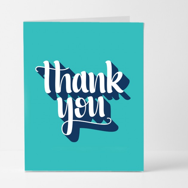 Hampers and Gifts to the UK - Send the Retro Thank You Card