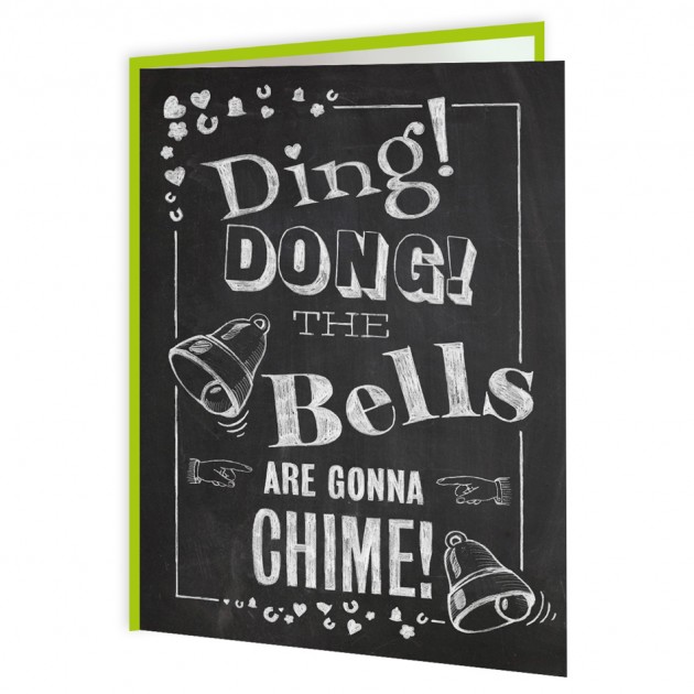 Hampers and Gifts to the UK - Send the Ding Dong Bells Wedding Card 