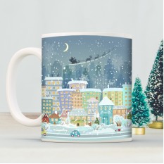 Hampers and Gifts to the UK - Send the Scenic Christmas Mug 