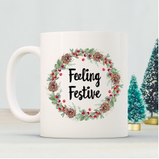 Hampers and Gifts to the UK - Send the Feeling Festive Christmas Mug