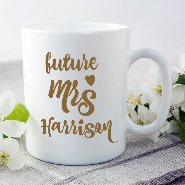 Hampers and Gifts to the UK - Send the Future Mrs Wedding Mug 